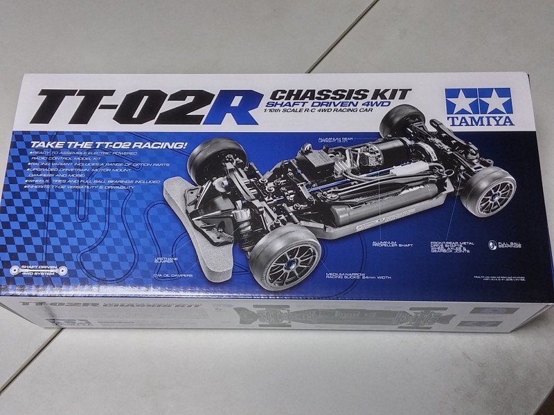 Tamiya 47326 TT-02R 1/10 Race Spec Kit - Track Ready Chassis
