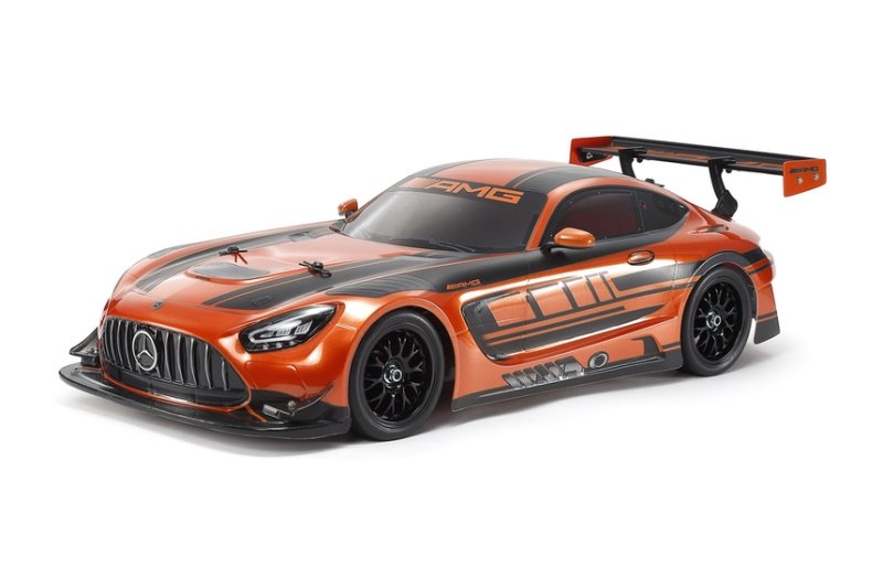 Tamiya 47519 Mercedes-AMG GT3 Evo 1/10 Orange Painted Body Shell TT-02  [47519]
