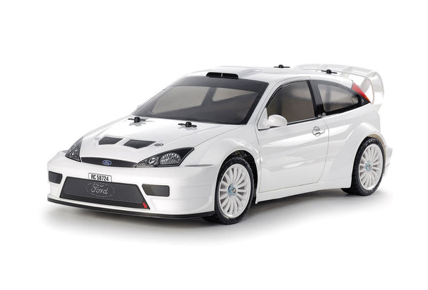 T47495A TAMIYA 03 FOCUS RS CUSTOM WHITE PAINTED BODY  TT-02