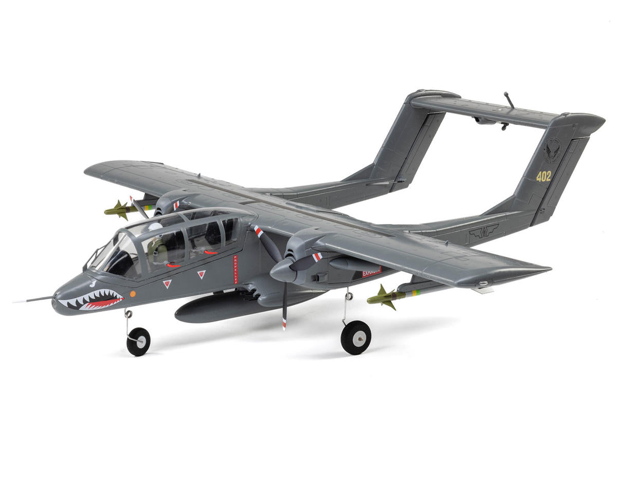 E-flite Micro OV-10 Bronco BNF Basic Electric Airplane AS3X & SAFE EFLU35050