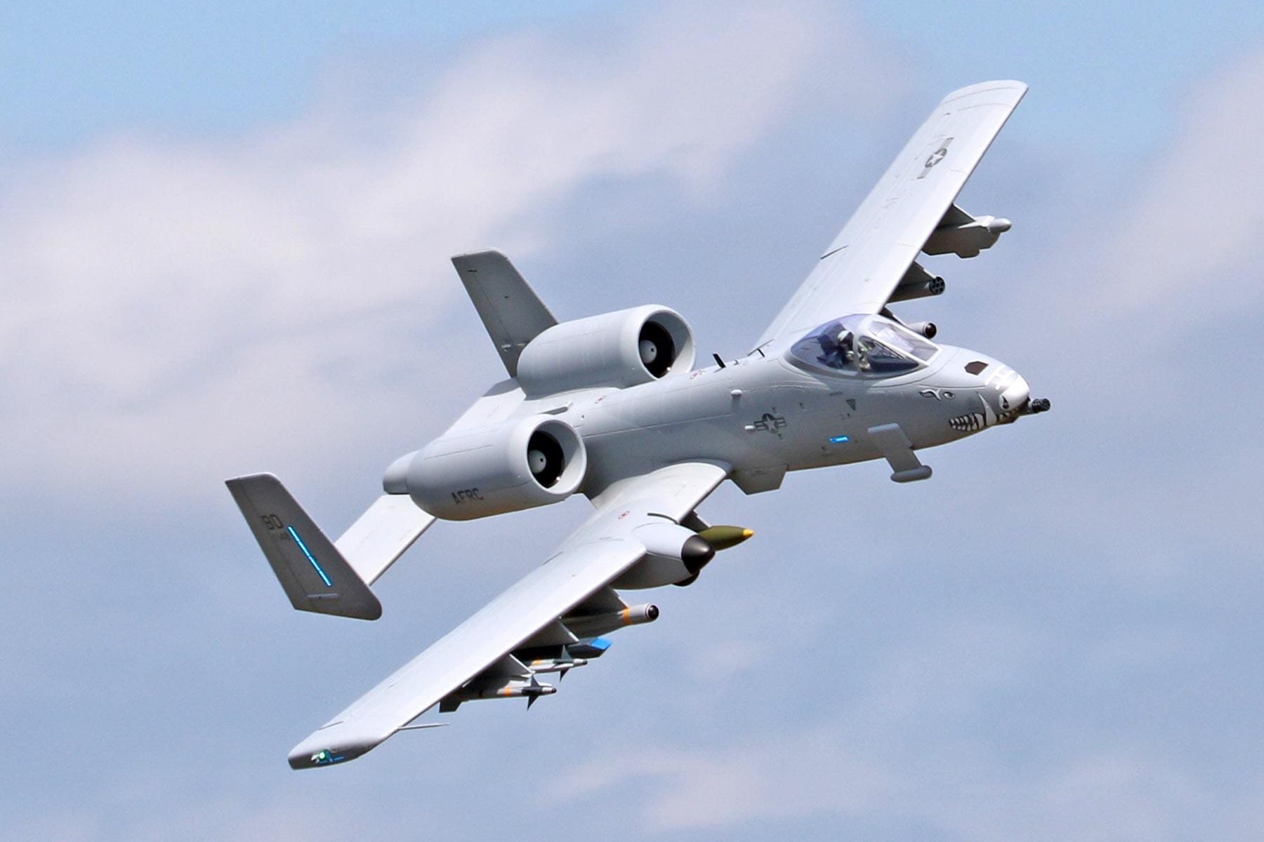 Freewing A-10 Thunderbolt II Super Scale Twin 80mm EDF Jet PNP FJ31113PG