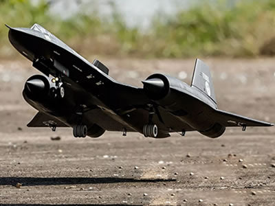 Freewing SR-71 Blackbird Twin 70mm EDF Jet With Gyro - PNP FJ32211PG