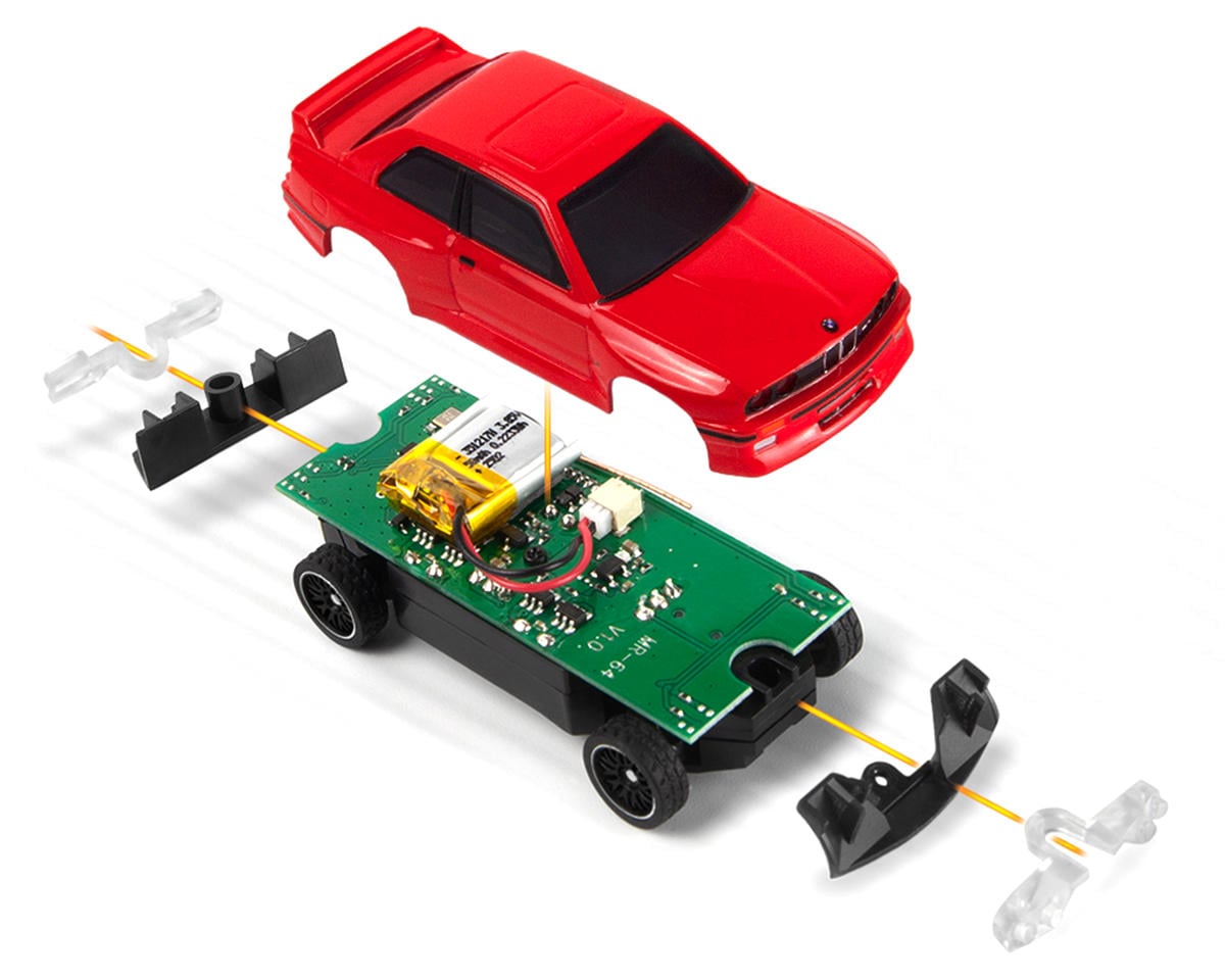 HPI Nano-TTR 1989 BMW M3 E30 Ravaglia 1/64 Red RTR 2wd HPI-160990