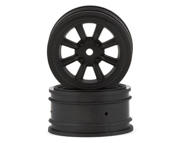 KYO-FAH706BK Kyosho 8-Spoke Watanabe Wheel (Black Metallic/2pcs) [FAH706BK]