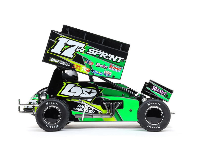 Losi 22S Sprint Car, 1/10 2WD, Brushless RTR, Green LOS-1387T2