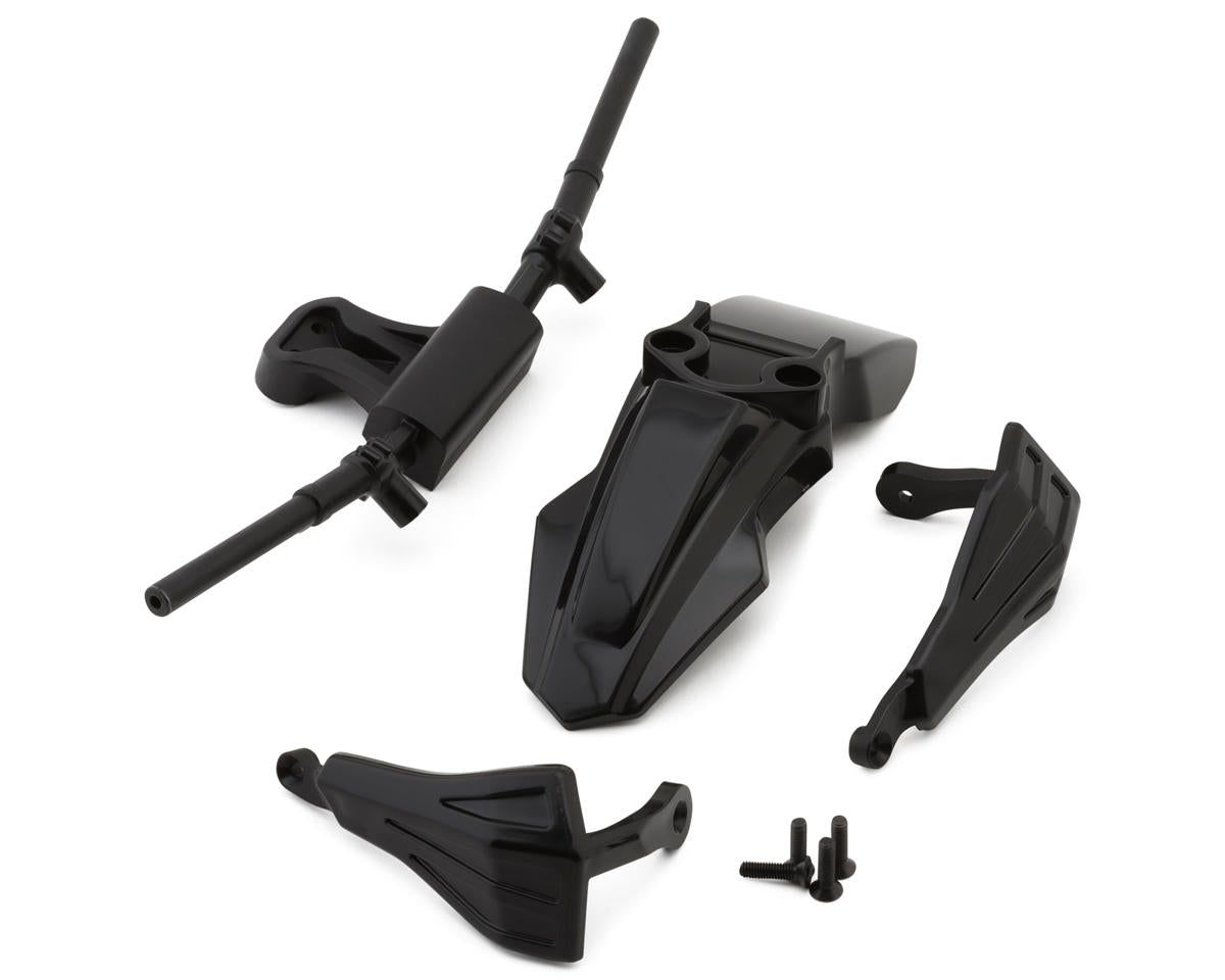 Losi Fender, Handguards and Handle Bars, Black, ProMoto SM LOS-2281