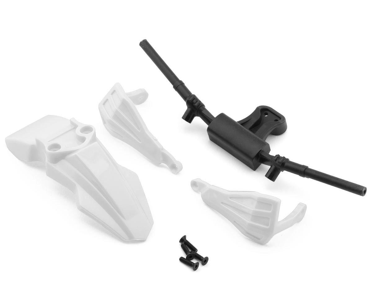 Losi Fender, Handguards and Handle Bars, White, ProMoto SM LOS-2304