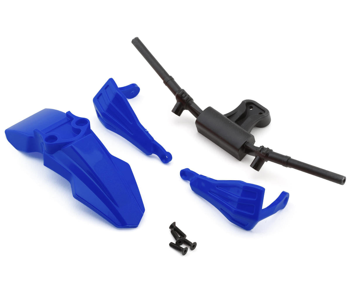 Losi Fender, Handguards and Handle Bars, Blue, ProMoto SM LOS-2306