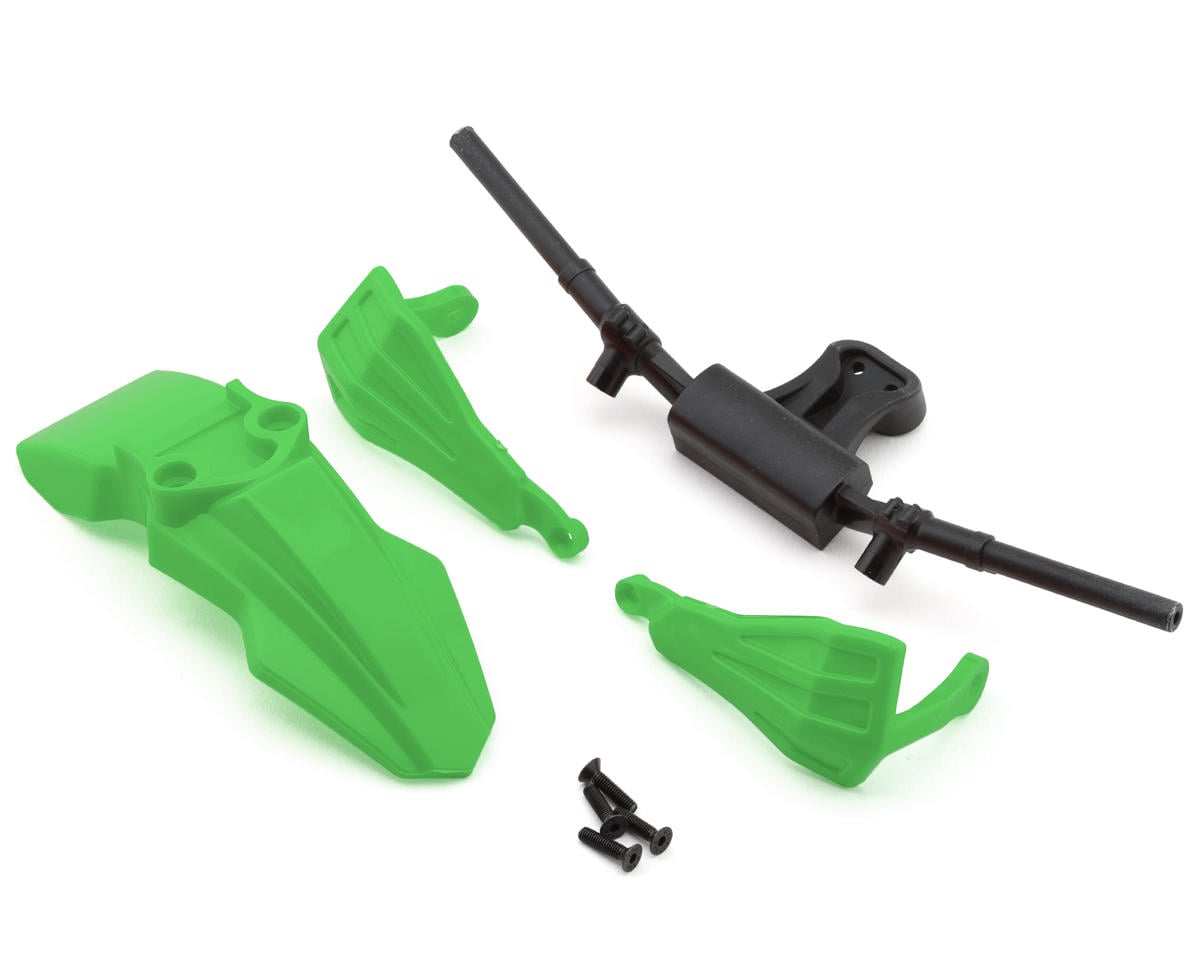 Losi Fender, Handguards and Handle Bars, Green, ProMoto SM LOS-2308