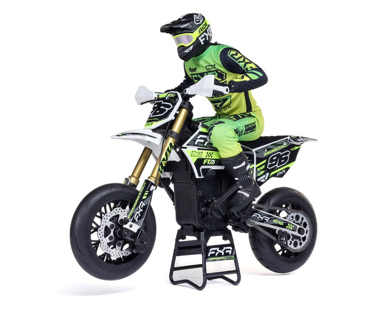 Losi Promoto-SM FXR Supermoto RTR 1/4 Brushless Motorcycle (White/FRX) RTR LOS-2310