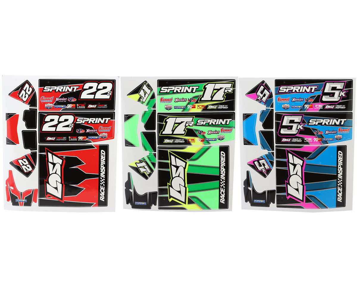 Losi Graphics Set, 22S Sprint Car LOS-2851