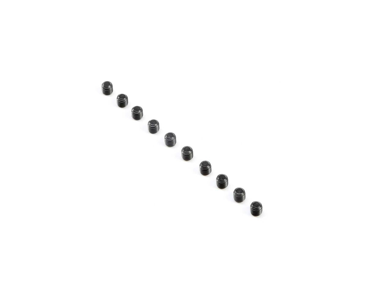 Losi M4 x 4mm Flat Point Set Screws, 10pcs LOS-3821