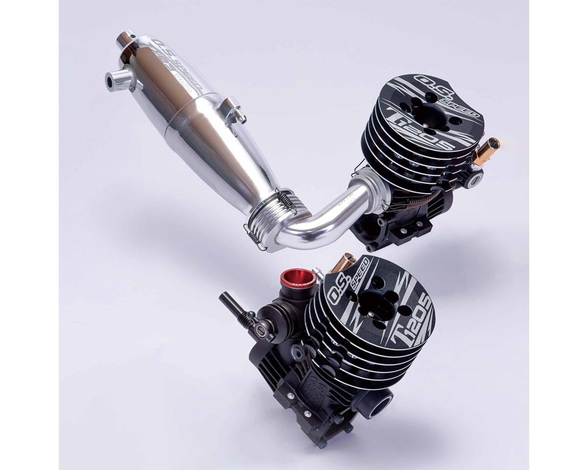 OS Engines T1205 .12 Size Nitro On Road Touring Car Engine with TT03 Silencer, OSM1F501 OSM1F501