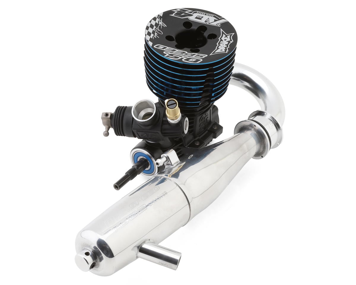 OS Engines Speed B21 Adam Drake 4 .21 Buggy Engine with T-2090 Pipe OSM1FH01