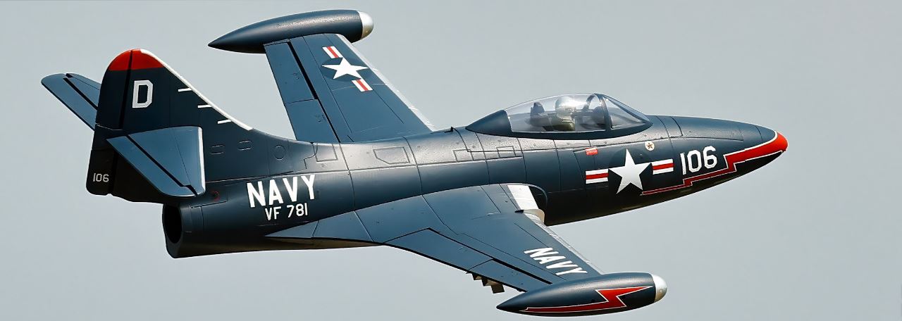 Freewing F9F Panther High Performance 70mm EDF Jet - PNP FJ22111P Freewing