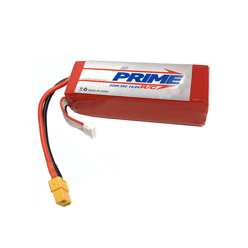 Prime RC 2200mAh 4S 14.8v 120C LiPo Battery with XT60 Connector