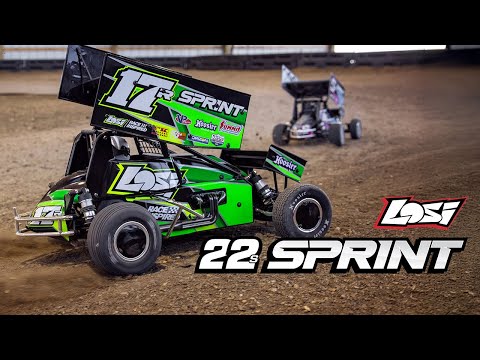 Losi 22S Sprint Car, 1/10 2WD, Brushless RTR, Green LOS-1387T2