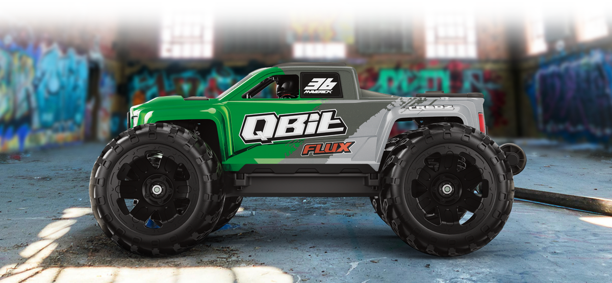 MAVERICK 1/16 QBIT MT FLUX MONSTER TRUCK - GREEN 151006