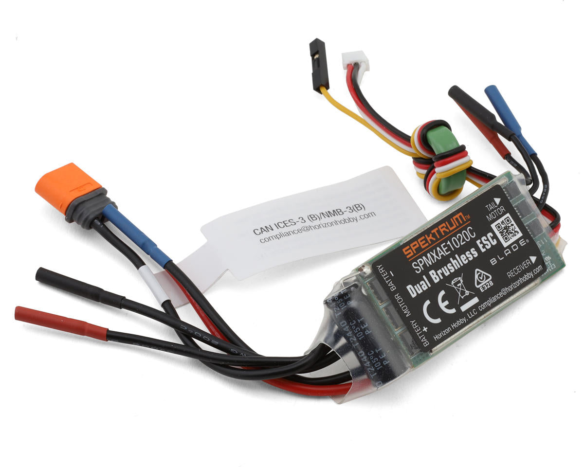 Spektrum Dual Brushless ESC, Revolution 235 CP SPMXAE1020C