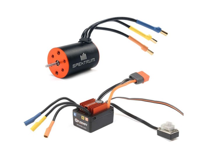 Spektrum Firma 30A BL Smart ESC with 4500Kv Motor Combo suit 1/18 Vehicles Spektrum