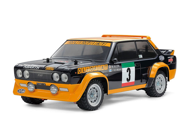 Tamiya 1/10 Fiat 131 Abarth Rally Olio Fiat MF-01X Chassis Off-Road RC Kit T58723