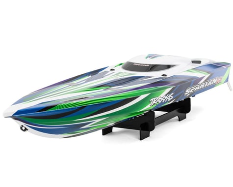 Traxxas Spartan SR 36" Brushless RC Speedboat Green 103076-4GRN