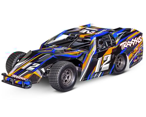 Traxxas Blue 1/10 Mudboss Slash BL-2S RC Dirt Oval Racer - 104354-74BLUE TRAXXAS