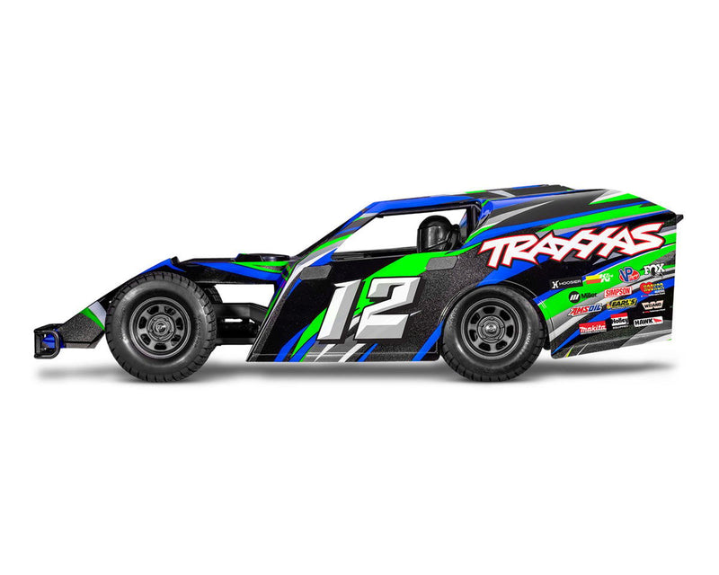 Traxxas Green 1/10 Mudboss Slash BL-2S RC Dirt Oval Racer - 104354-74GRN
