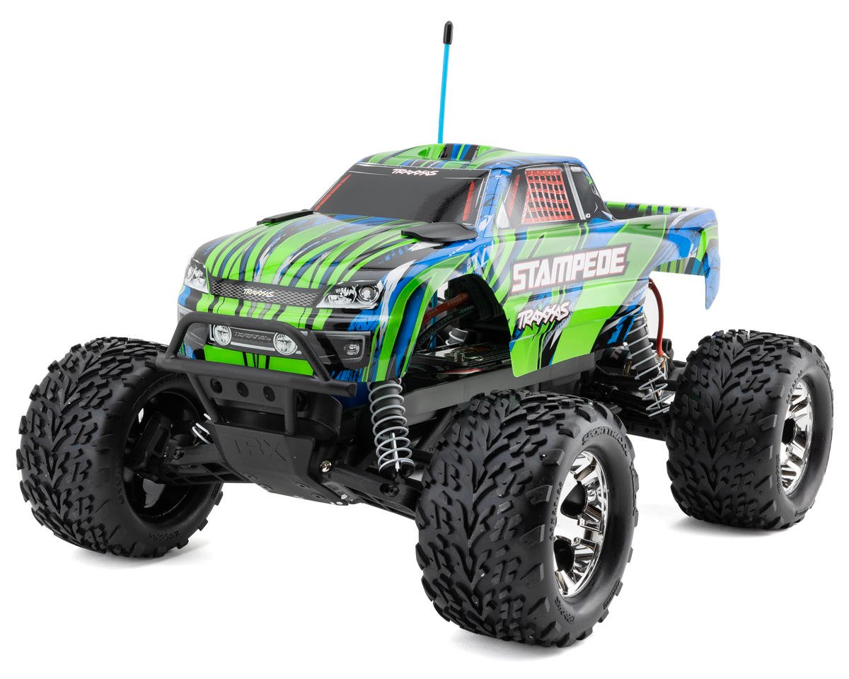 Traxxas 1/10 Stampede 2WD RC Monster Truck RTR HD w/USB-C- Green 36254-8GRN