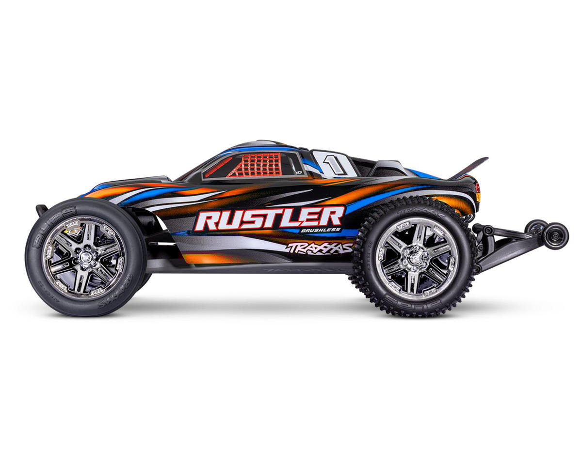 Traxxas Rustler BL-2s HD 1/10 RTR 2WD Brushless Stadium Truck (Orange) 37354-4ORNG