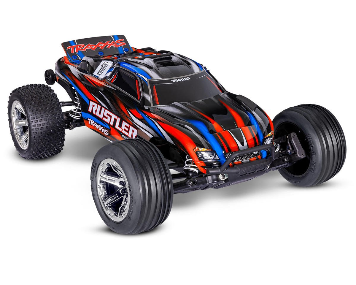 Traxxas Rustler BL-2s HD 1/10 RTR 2WD Brushless Stadium Truck (Red) 37354-4RED