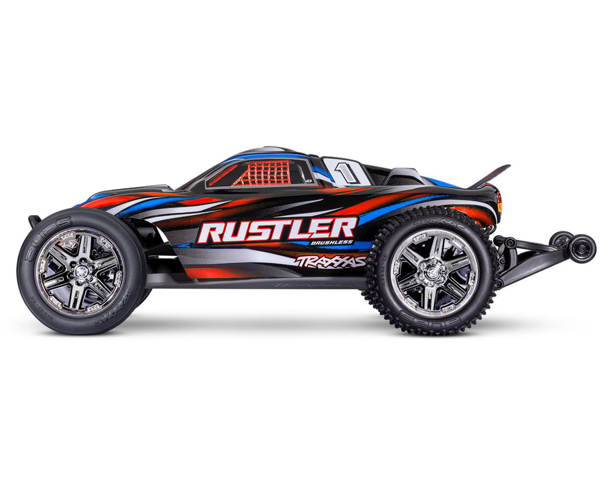 Traxxas Rustler BL-2s HD 1/10 RTR 2WD Brushless Stadium Truck (Red) 37354-4RED