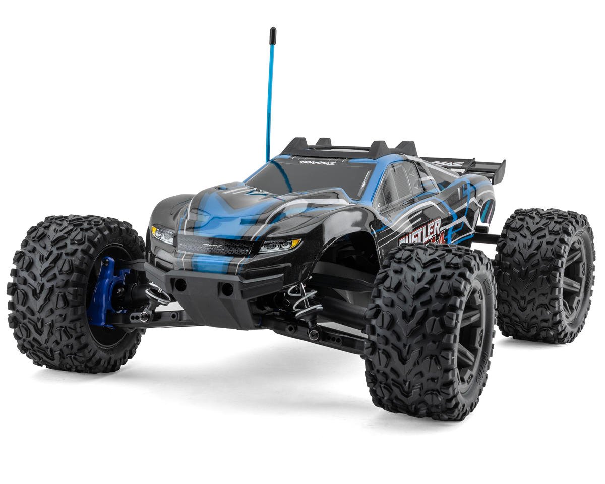 Traxxas Rustler 1/10 4X4 Brushless RTR Stadium Truck (Blue) 67164-4BLUE