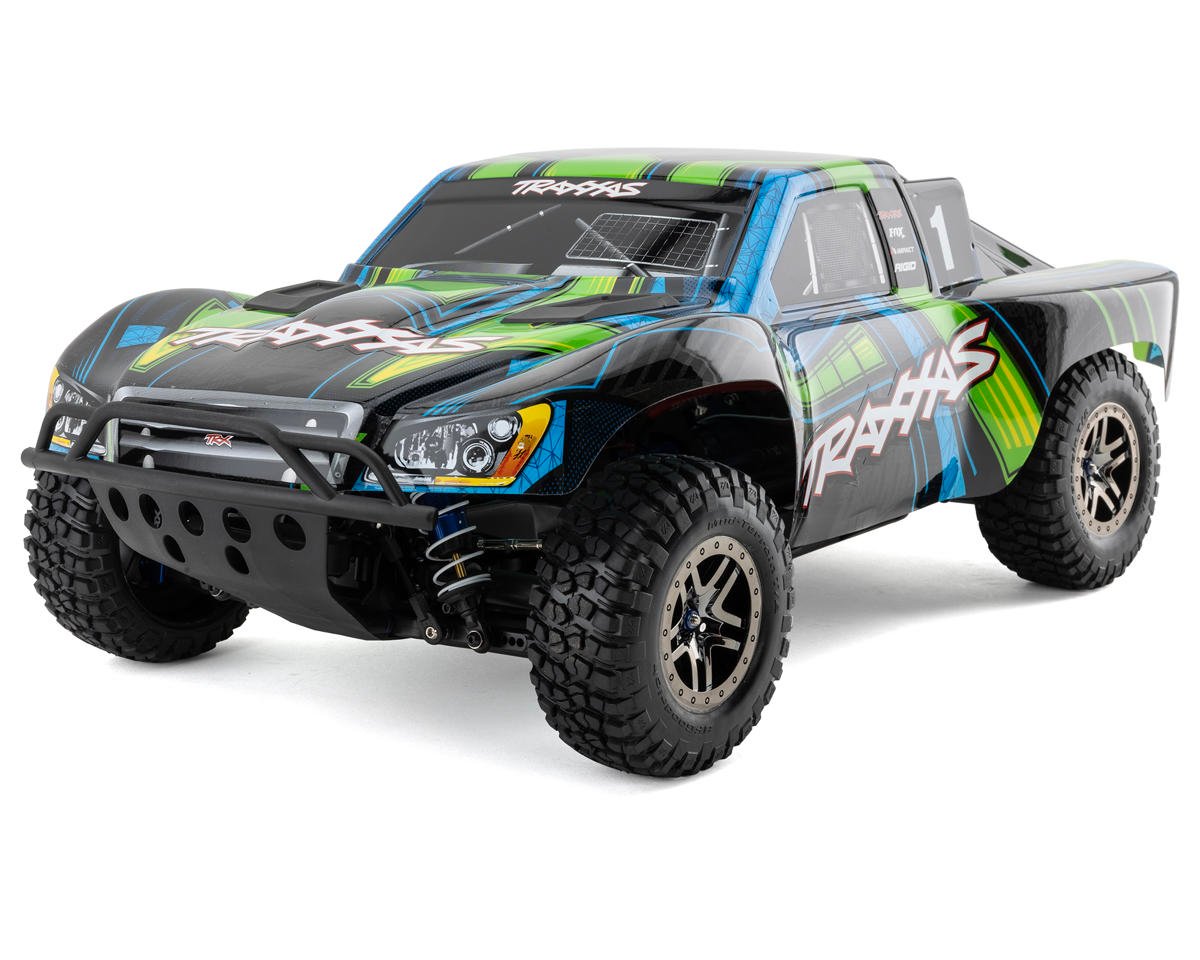 TRAXXAS SLASH ULTIMATE 4X4 BRUSHLESS SHORT COURSE RACE TRUCK - GREEN Traxxas