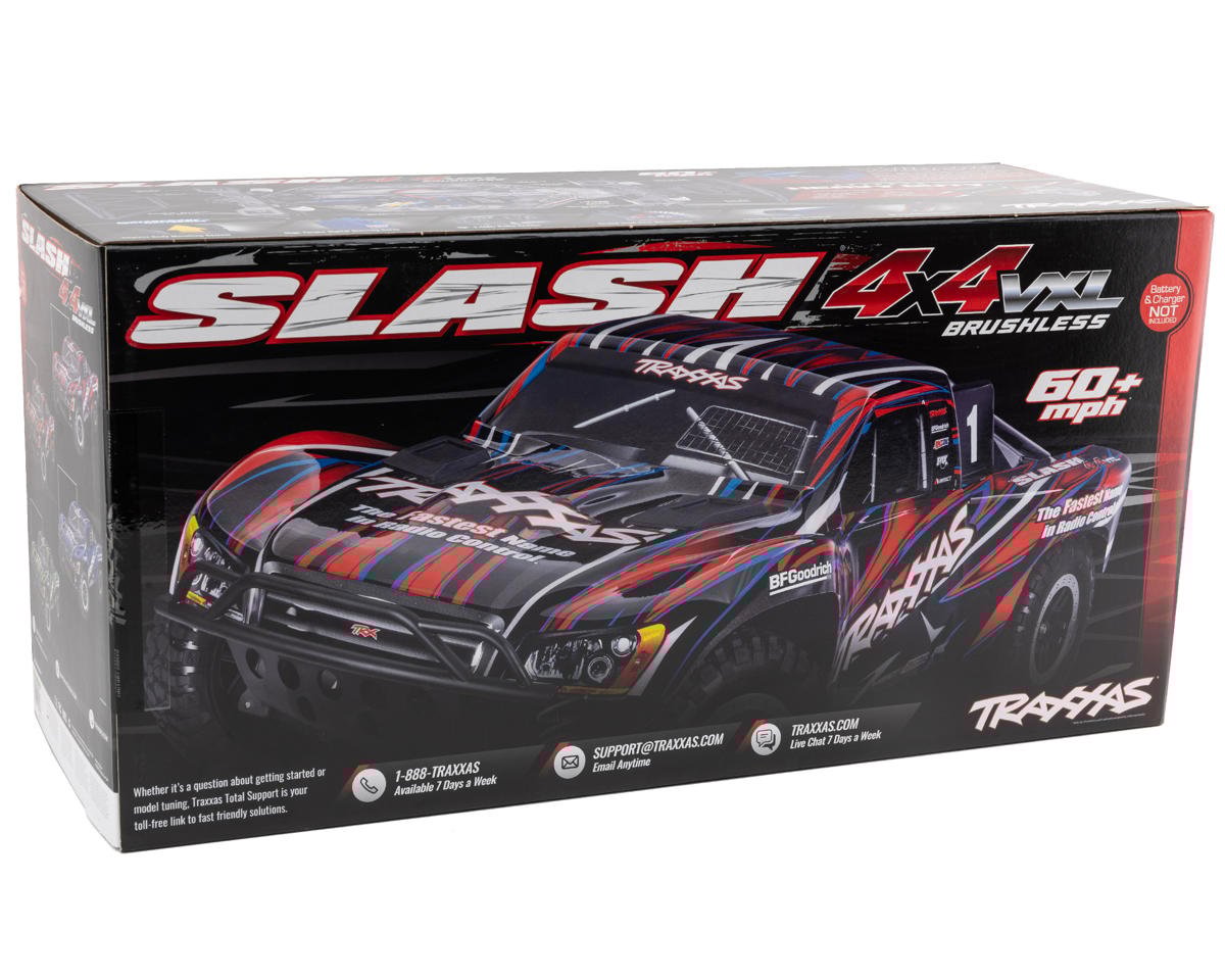 Traxxas Slash VXL 1/10 RTR 4x4 Brushless Short Course Truck (Blue) 68386-4BLUE