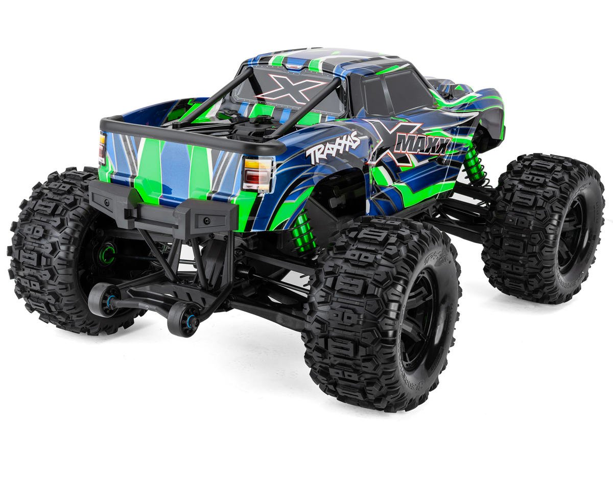 Traxxas X-Maxx 8S 1/6 4WD Brushless RTR Monster Truck (Green) w/2.4GHz TQi Radio, TSM & Belted Tires 77096-4GRN