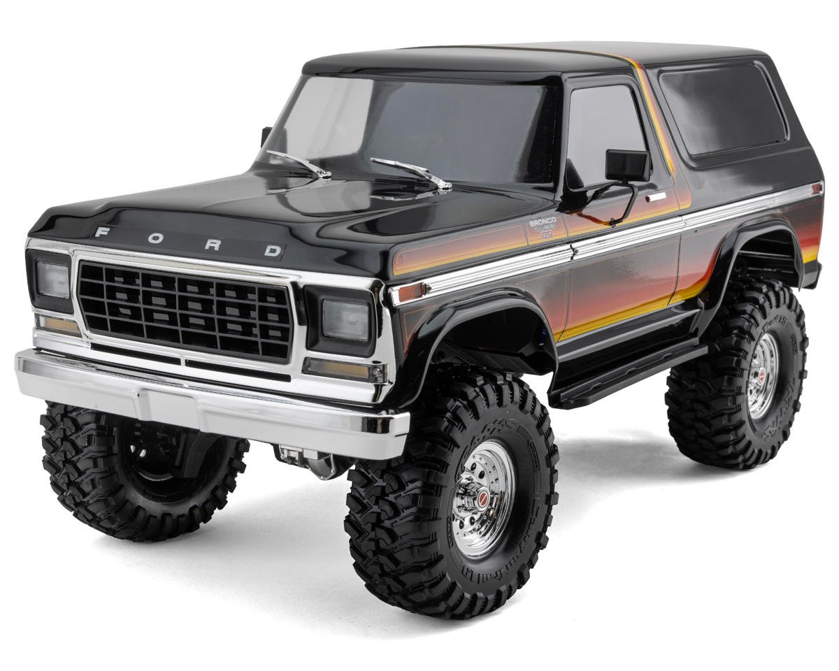 Traxxas TRX-4® 1/10 Trail Crawler Truck w/1979 Bronco Clipless Body (Sunset) 82246-4SUN