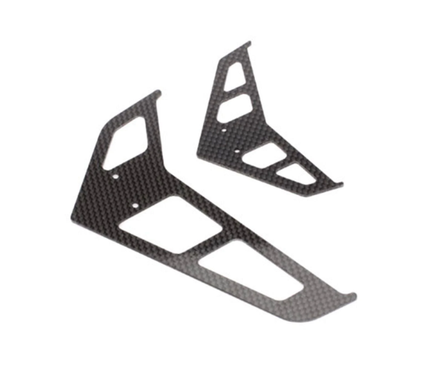 Blade Stab/Fin Set, Carbon Fiber: 300X BLH4530C