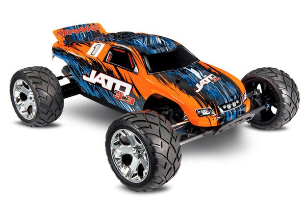 Traxxas Jato 3.3 2WD RTR Nitro Stadium Truck w/TQi (Orange) 2.4GHz, Telemetry, TSM, Easy Start & Charger