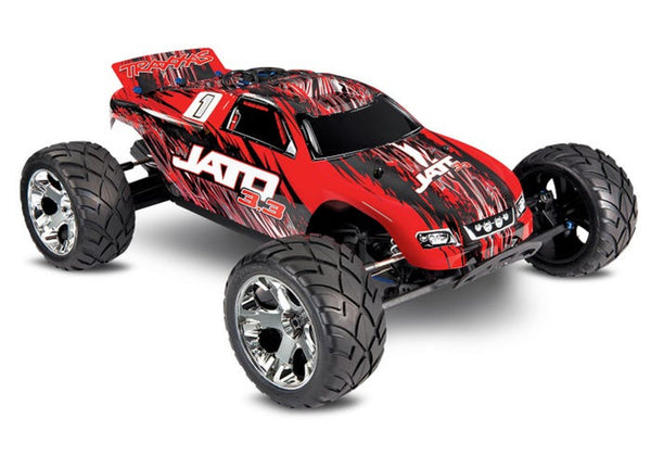 Traxxas Jato 3.3 2WD RTR Nitro Stadium Truck w/TQi (RED) 2.4GHz, Telemetry, TSM, Easy Start & Charger