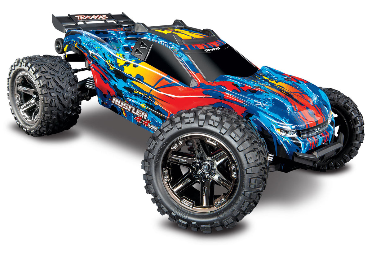 Traxxas Rustler 4X4 VXL Brushless RTR 1 10 4WD Stadium Truck Red 67076 4