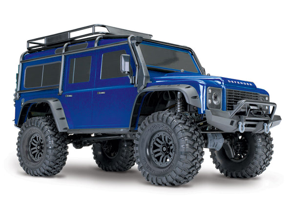 TRAXXAS TRX-4 SCALE & TRAIL CRAWLER LAND ROVER - BLUE