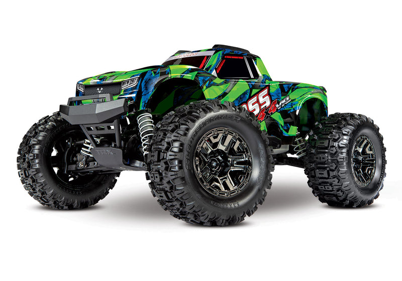 TRAXXAS HOSS 4X4 VXL, MONSTER TRUCK WITH TQi TRAXXAS LINK - GREEN