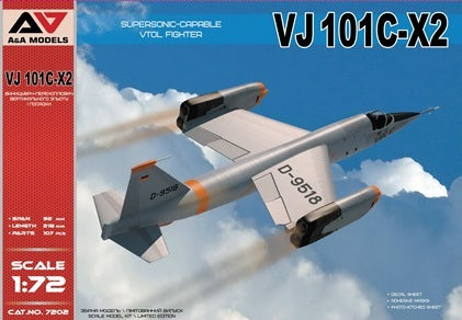 A&A Models 7202 1/72 VJ-101 Plastic Model Kit