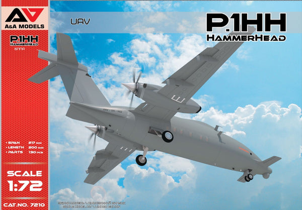 A&A Models 7210 1/72 P-1HH HammerHead (Flying prot) UAV Plastic Model Kit