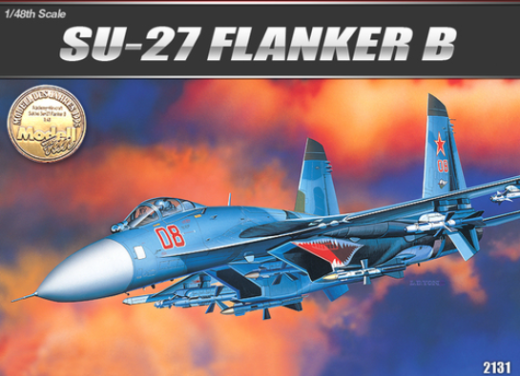 Academy 12270 1/48 S-27 Flanker B Sukhoi Plastic Model Kit
