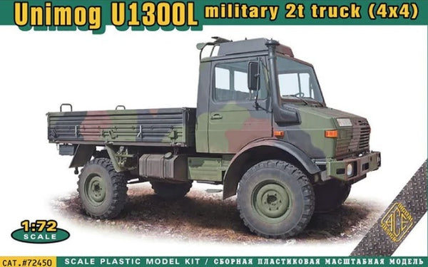 ACE 72450 1/72 Unimog U1300L military 2t truck (4x4) Plastic Model Kit