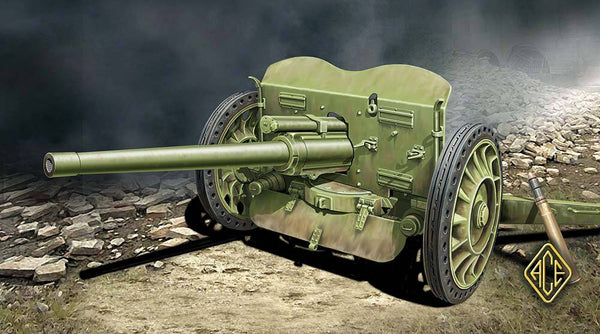 Ace Model 72529 1/72 French 47mm Anti-tank gun 1937 (Hotchkiss) Plastic Model Kit
