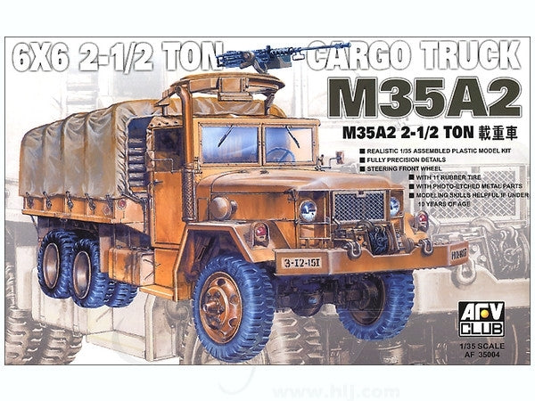 AFV Club AF35004 1/35 M35A2 2.5T Cargo Truck Plastic Model Kit