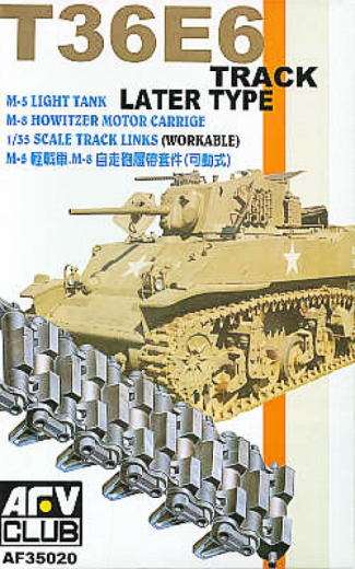 AFV Club AF35020 1/35 T36E6 Track For M5/M8 Light Tank Conversion Kit